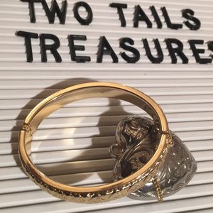 Vintage 14kt plated over sterling silver bracelet